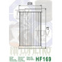 Filtre à huile HIFLOFILTRO - HF169 Daelim